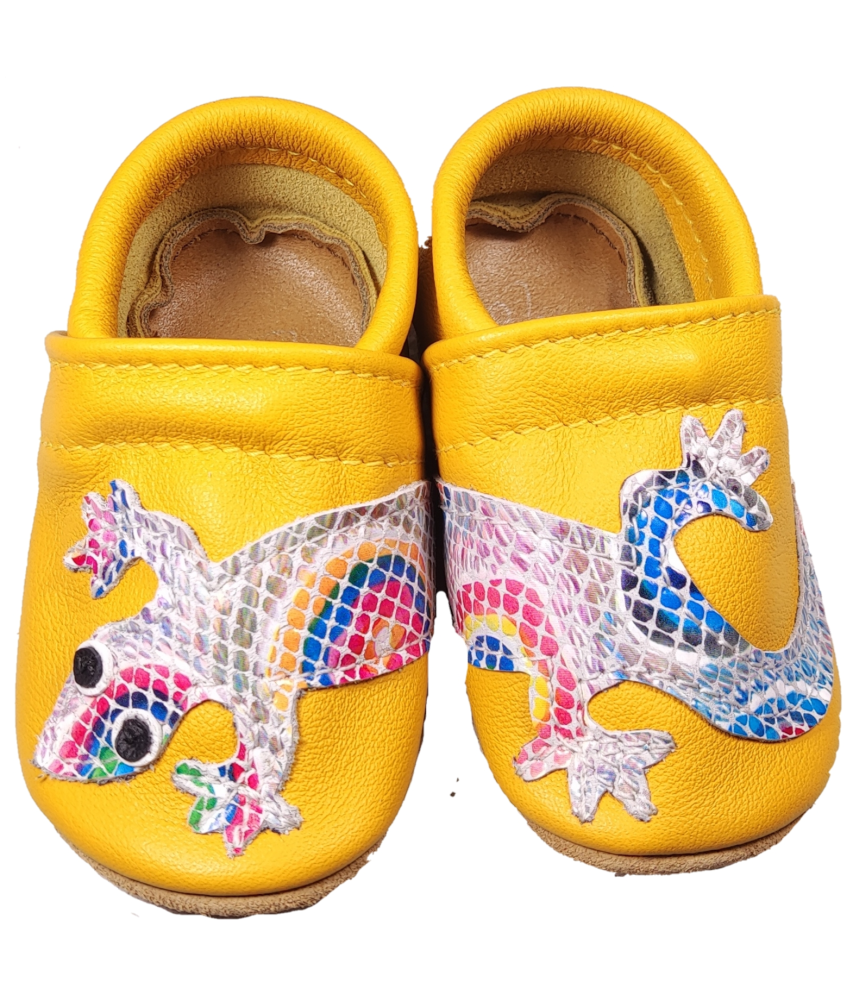 Amarillo con lagarto